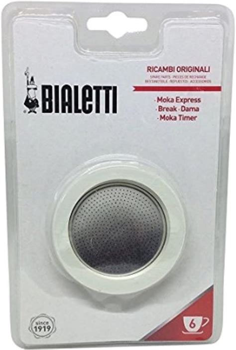 Bialetti Paquet 3 Joints et 1 Filtre pour cafetière 6 .